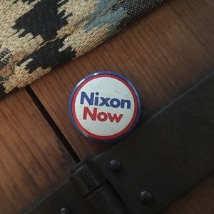 1” vintage button pin